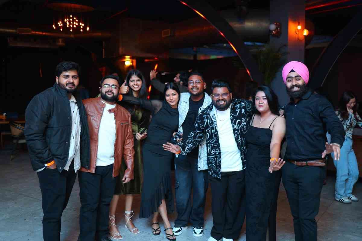 Team celebration moment