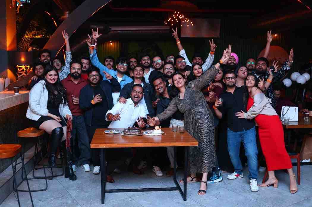 Friends and teammates together